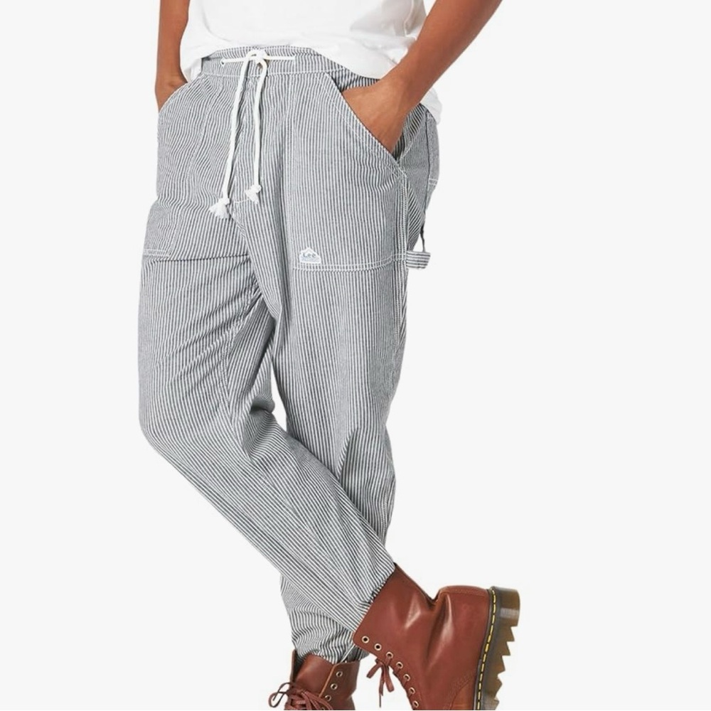 NWOT Lee Men’s Drawstring Railroad Stripe Utility Pant, L